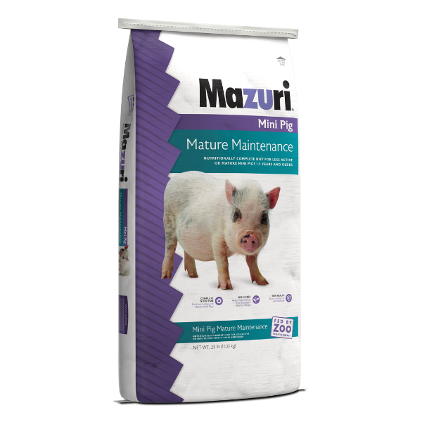 Mazuri Mini Pig Mature Maintenance 5Z4C Johnson Feed Company