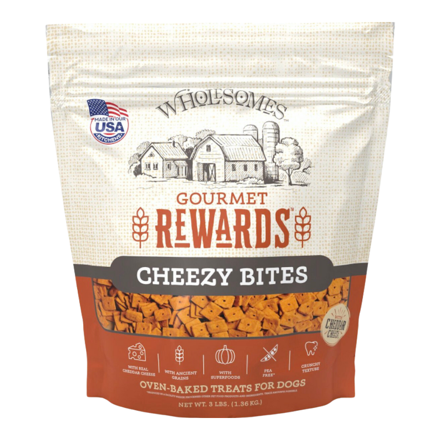 Sportmix Wholesomes Rewards Cheezy Bites Dog Treats Johnson Feed Company