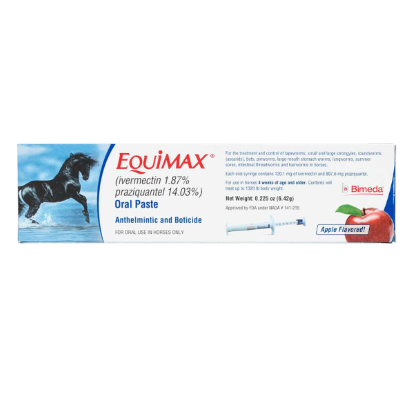 Equimax Paste Horse Dewormer Johnson Feed Company