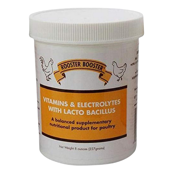 Rooster Booster Vitamins and Electrolytes with Lactobacillus Johnson